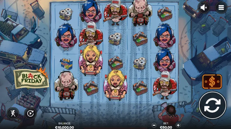 Screenshot of Black Friday slot
