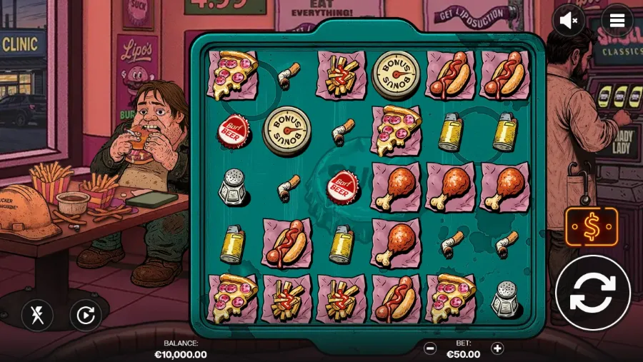 Screenshot of Suck slot