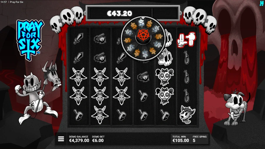 Pray for Three Bonus Game Slot Grid