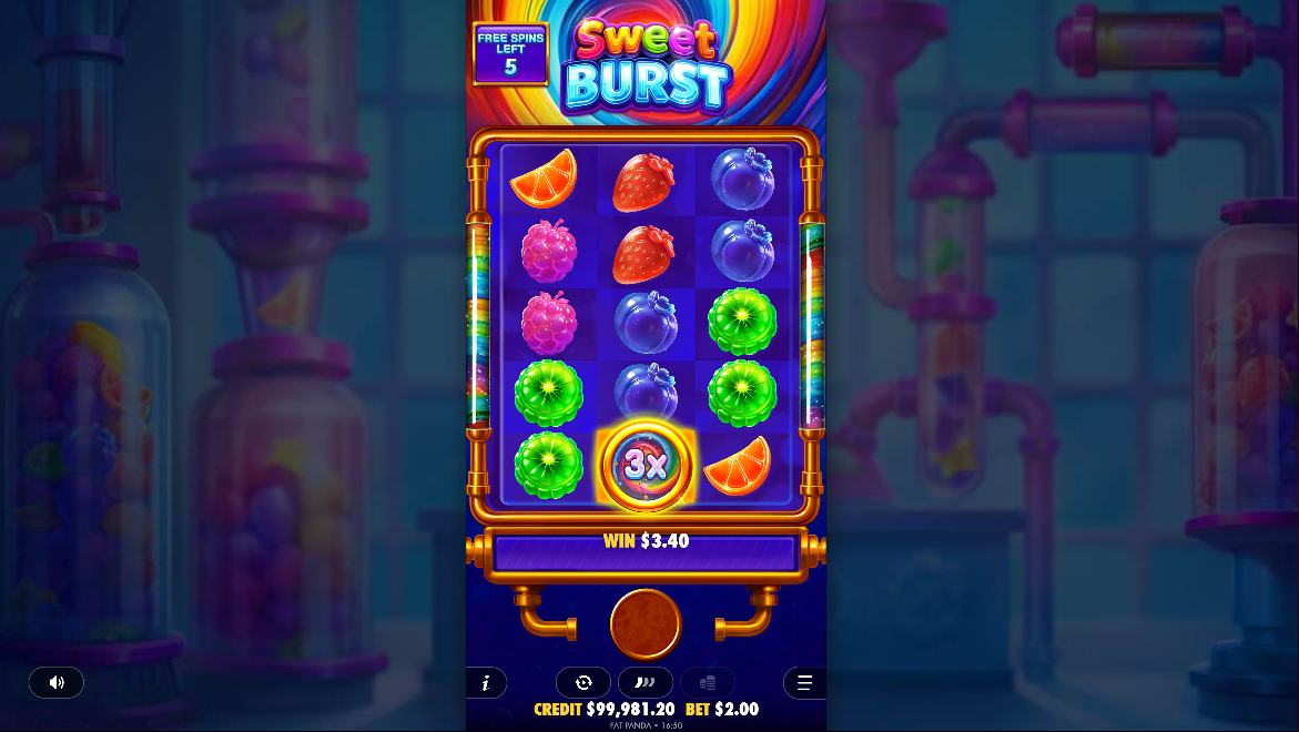 Sweet Burst bonus game