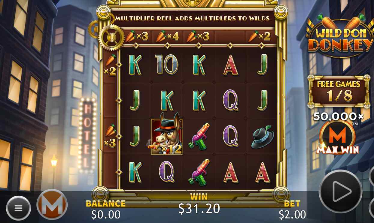 Wild Don Donkey base game