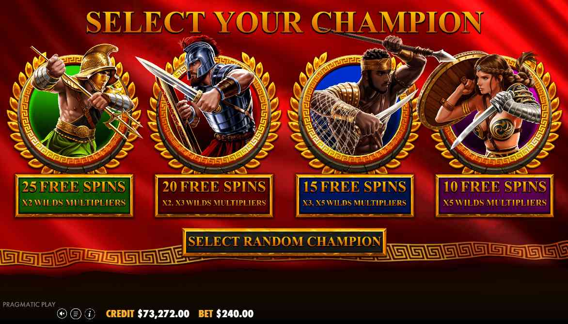Chase For Glory bonus game