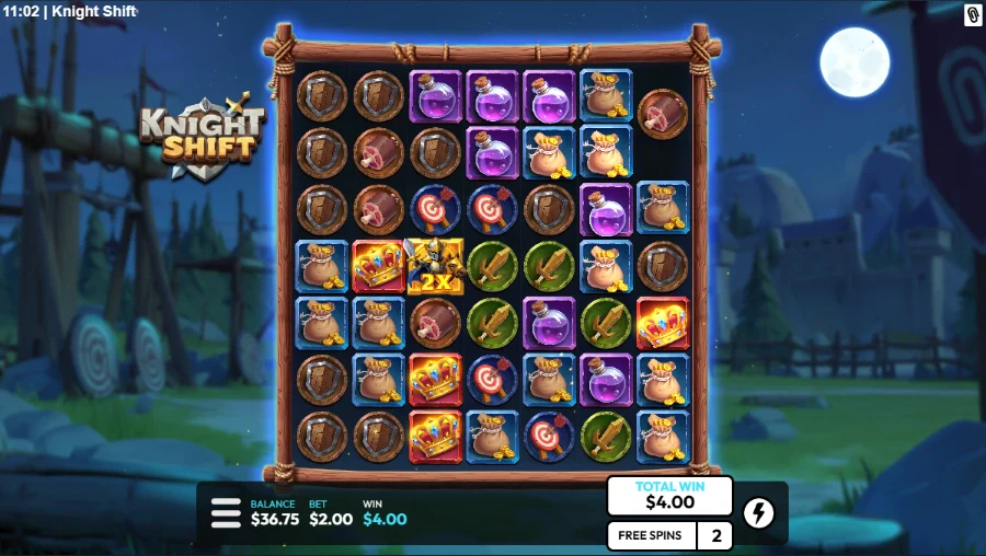 Knight Shift Slot Bonus Game