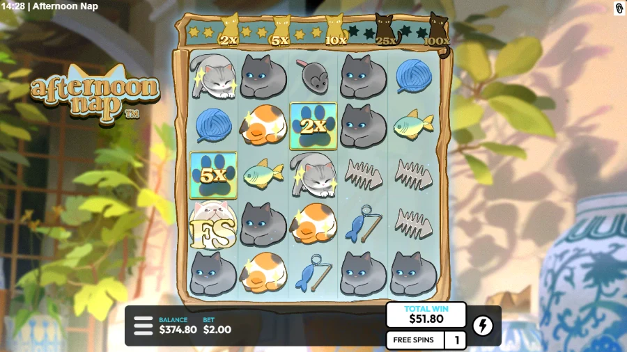 Afternoon Nap Slot Bonus Game
