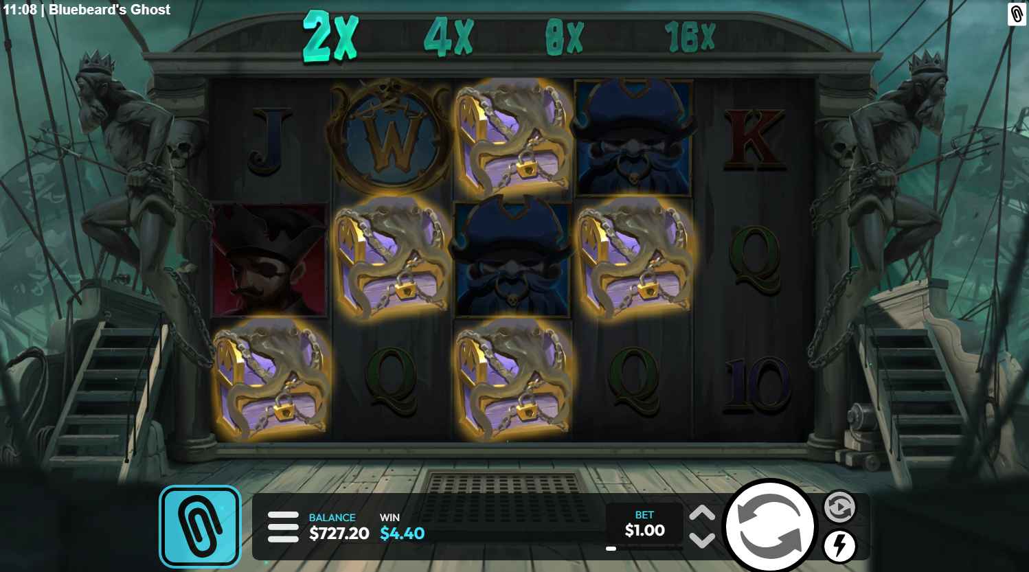 Bluebeard's Ghost bonus game