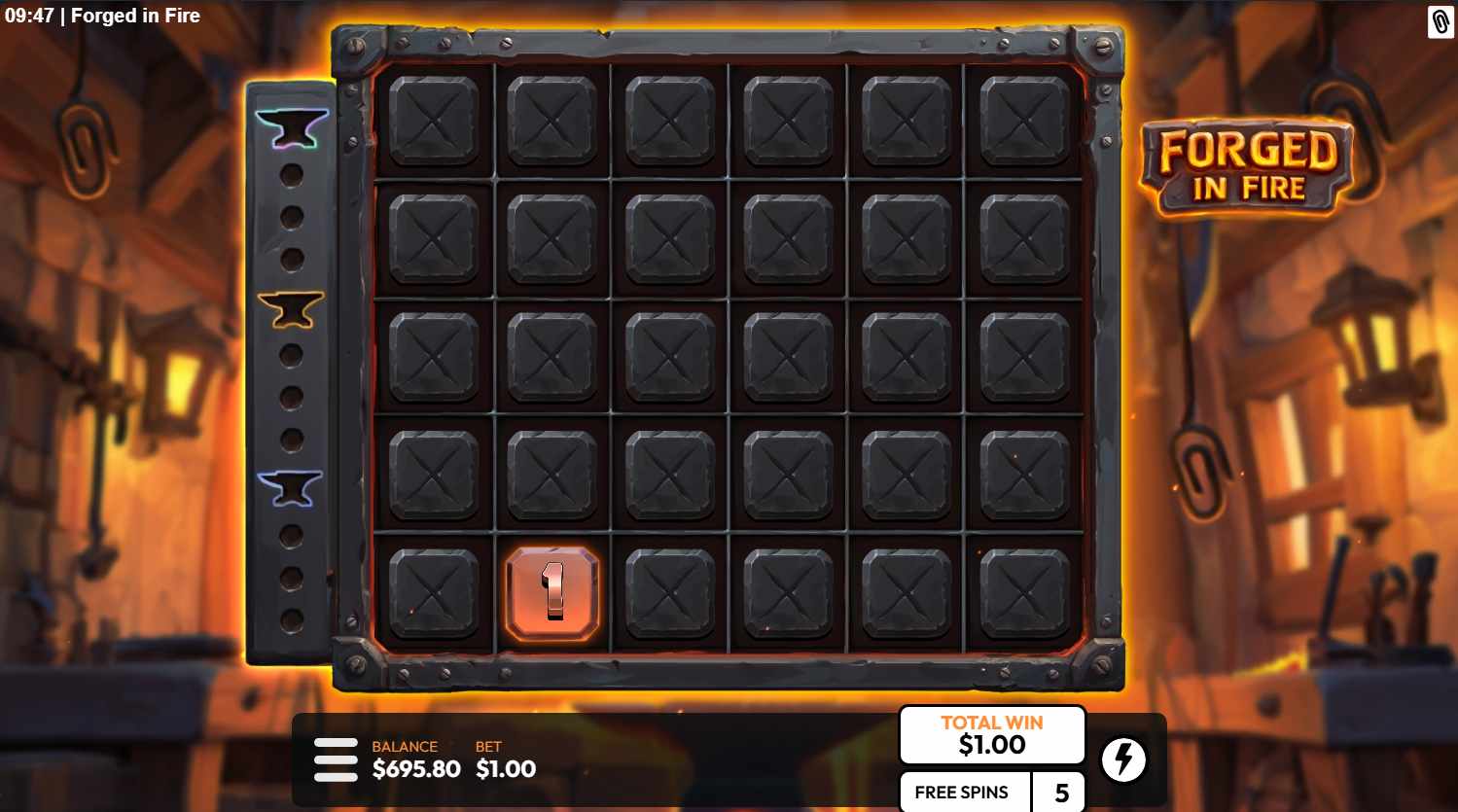 Forged In Fire bonus game