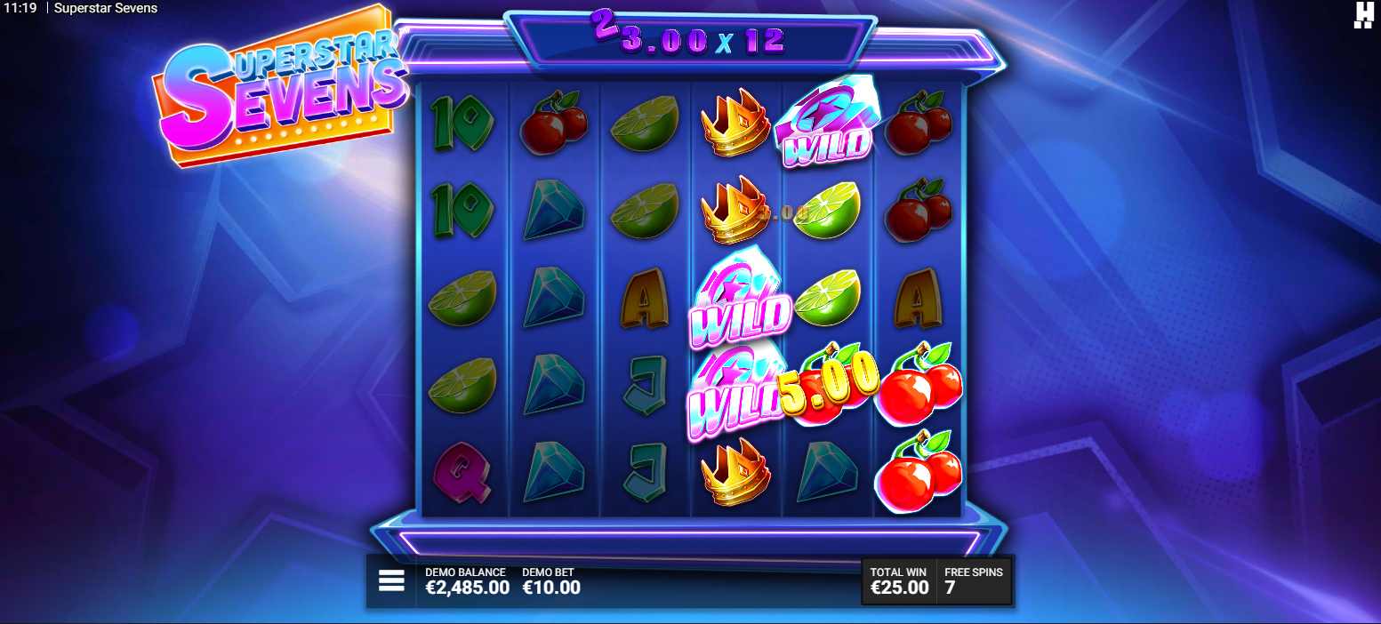 Superstar Sevens bonus game