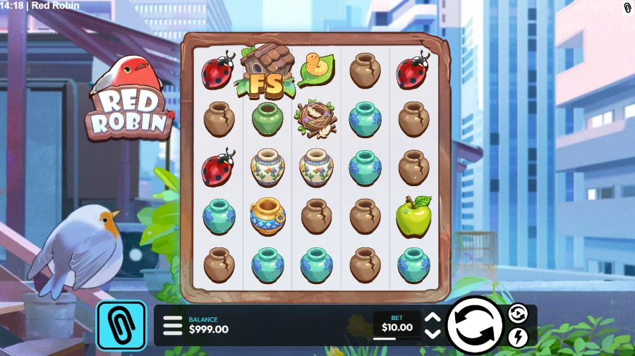Screenshot of Red Robin slot free spins