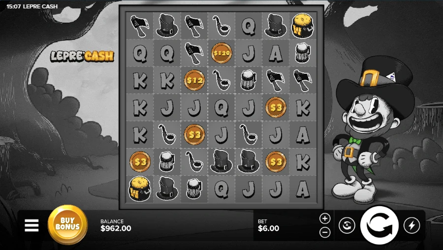 LepreCash Slot Base Game