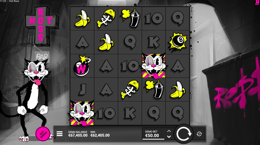 Screenshot of Hot Ross slot