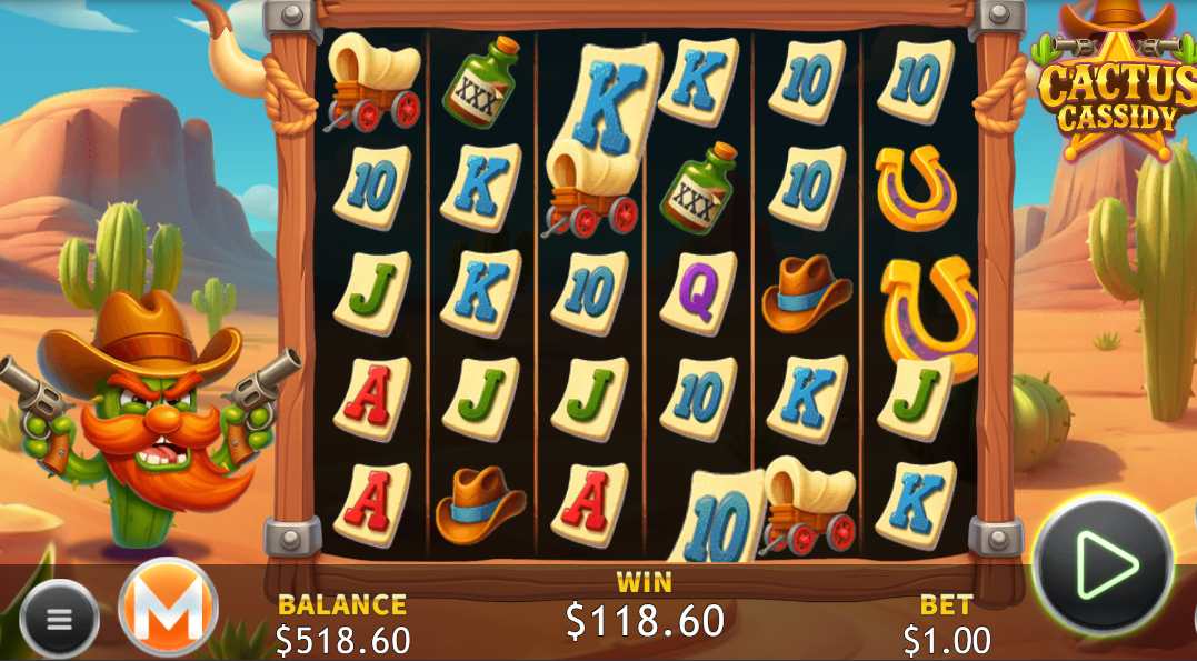 Cactus Cassidy bonus game