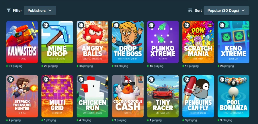 Stake Burst Game Collection