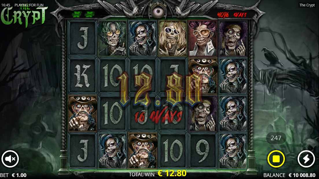 The Crypt bonus game