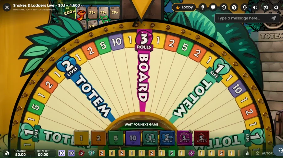 Snakes & Ladders Live Casino Game