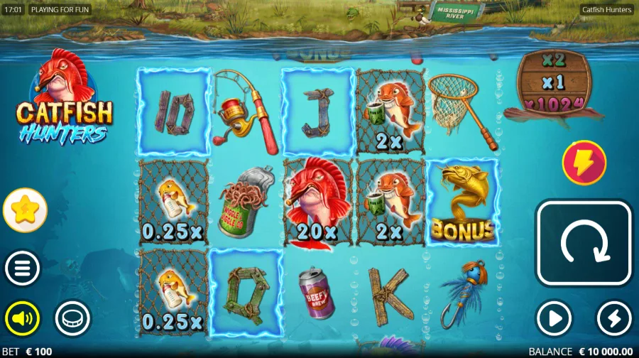 Screenshot of Catfish Hunters slot