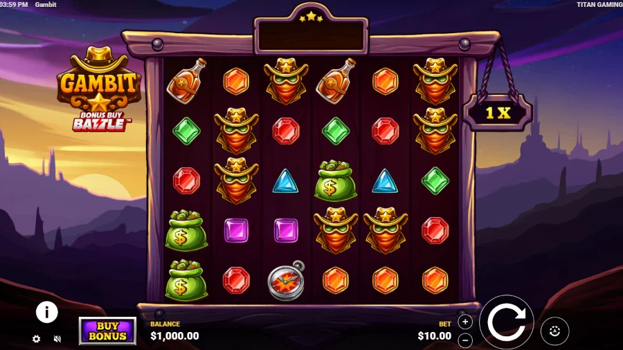 Screenshot Gambit slot