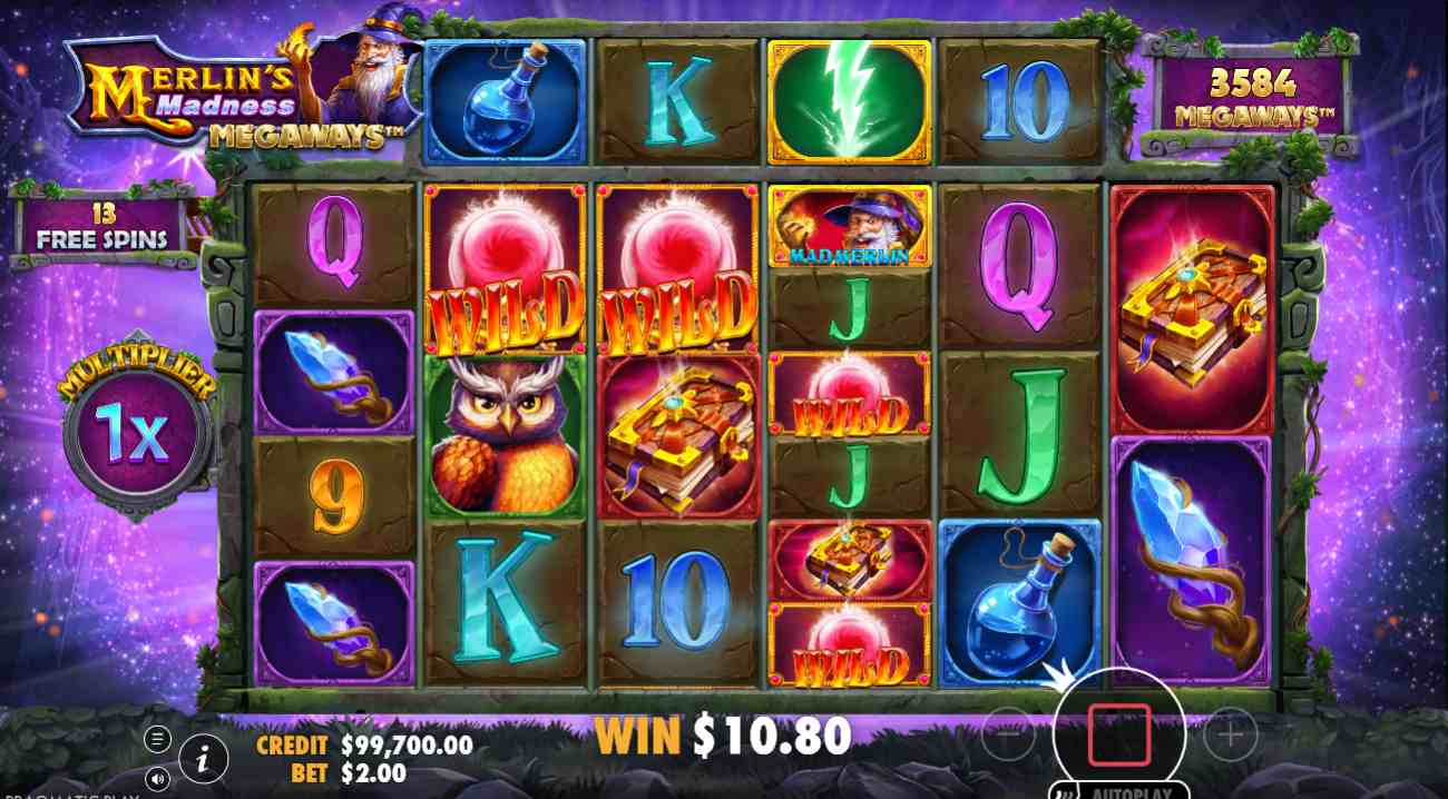 Merlin's Madness Megaways