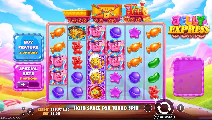 Jelly Express Slot Base Game