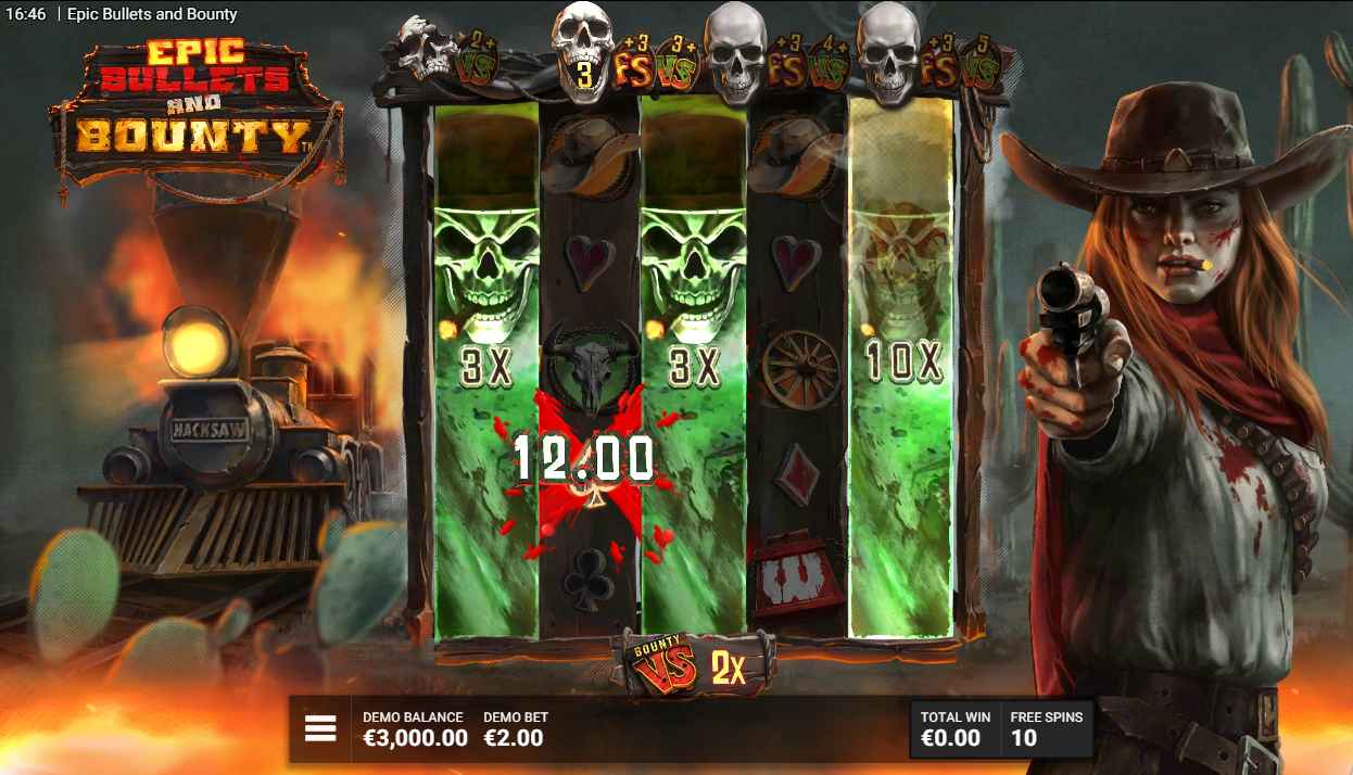 Epic Bullets & Bounty bonus game