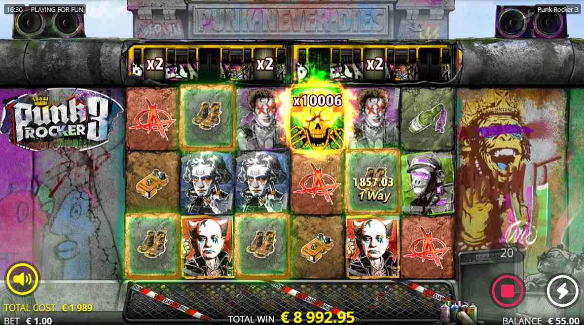 Punk Rocker 3 bonus game