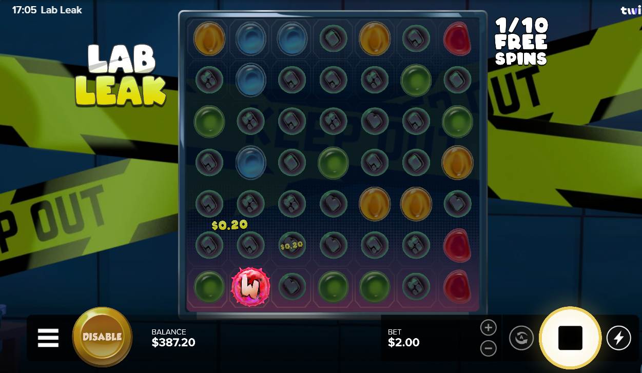 Lab Leak bonus game