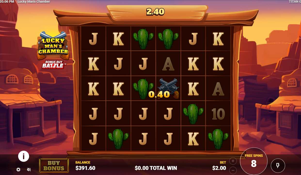 Lucky Man's Chamber bonus game