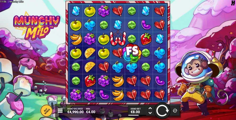 Munchy Milo Slot Base Game