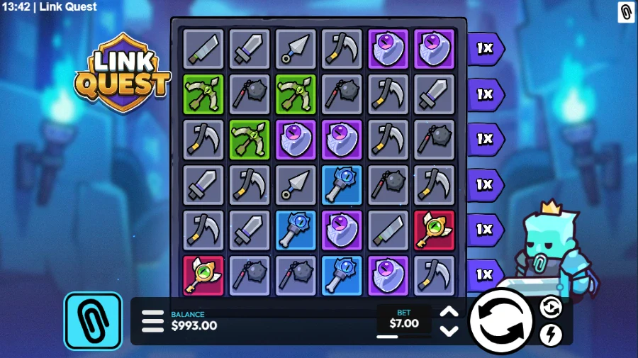 Link Quest Slot Base Game