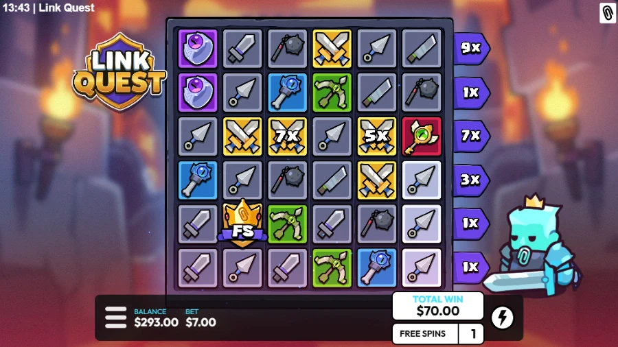 Link Quest Slot Bonus Game