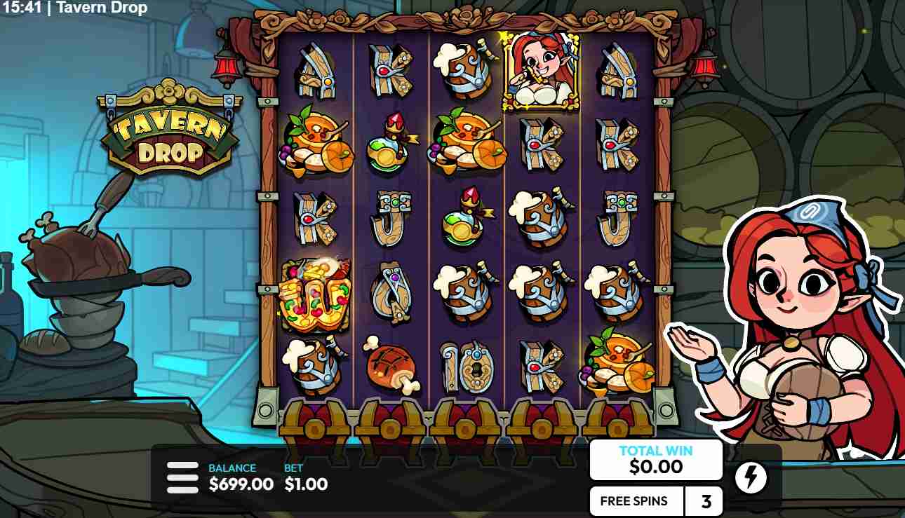 Tavern Drop bonus game