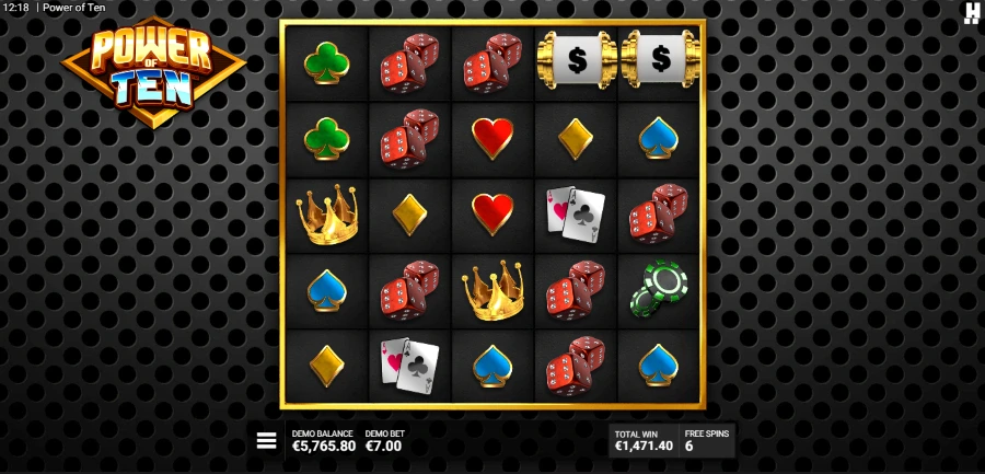 Power of Ten Slot Bonus Game