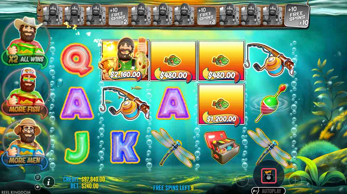 Big Bass Trophy Catch base game