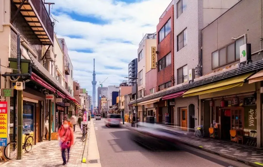 Tokyo Streets With Long Exposure