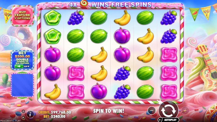 Screenshot of Sweet Fiesta Enchanted RTP 1000