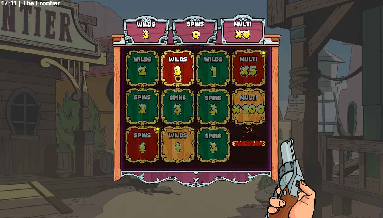 The Frontier bonus game