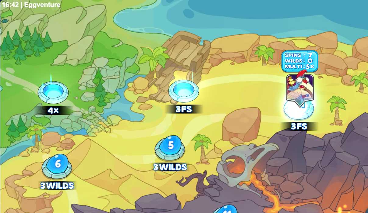 Eggventure bonus game