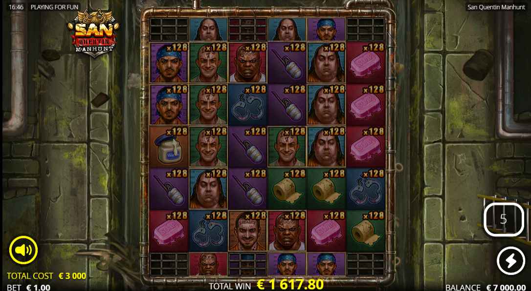 San Quentin Manhunt bonus game