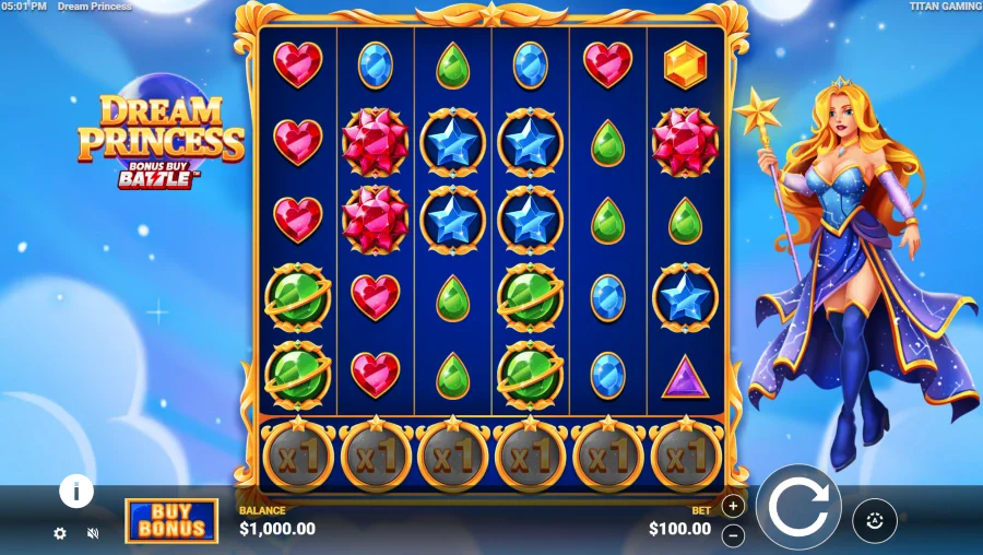 Screenshot of Dream Princess slot