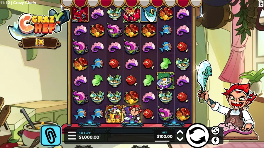 Screenshot of Crazy Chef slot