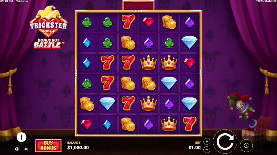 Screenshot of Trickster slot