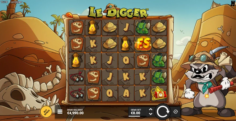 Le Digger Slot Base Game