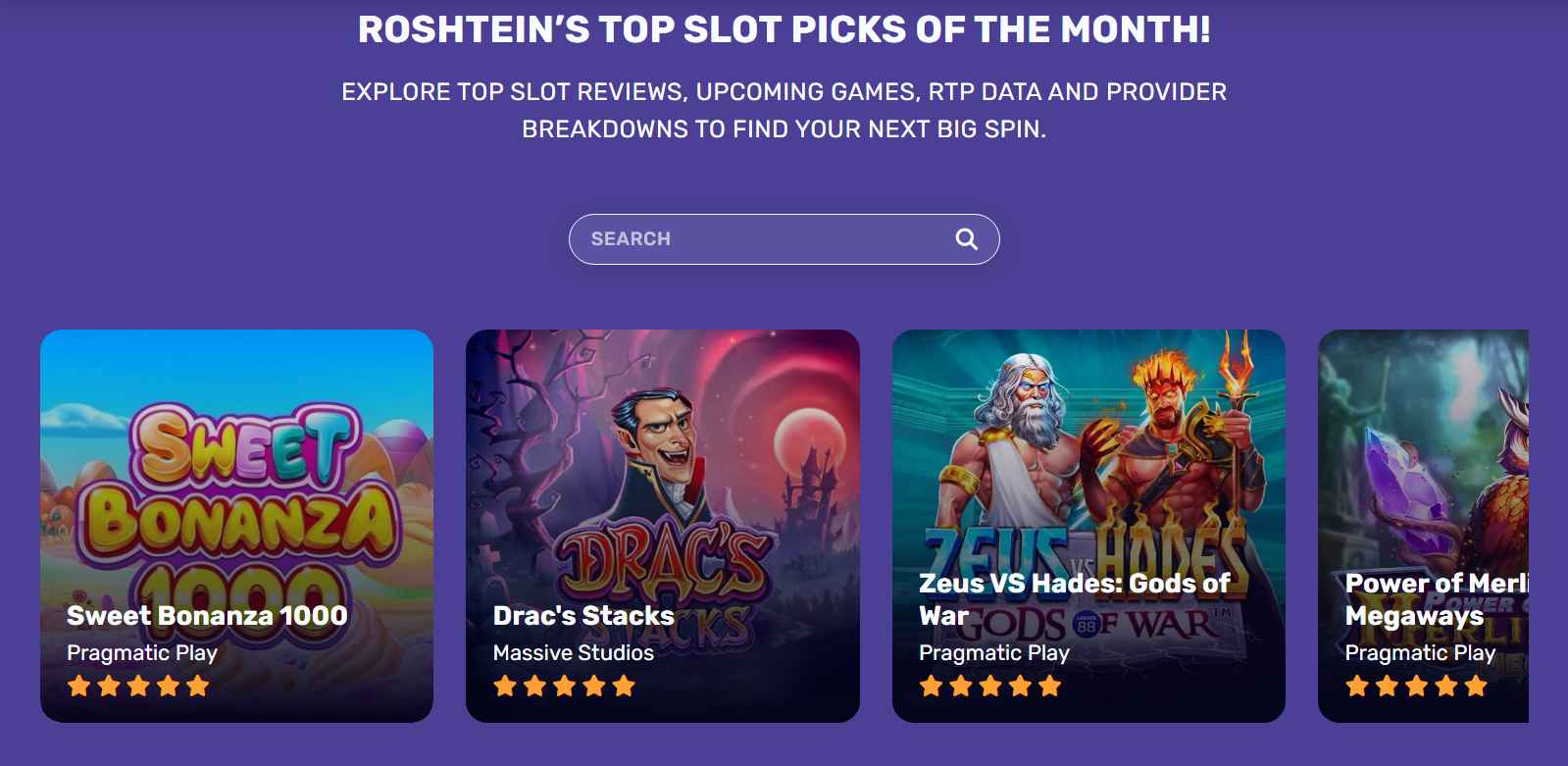 Roshtein slots