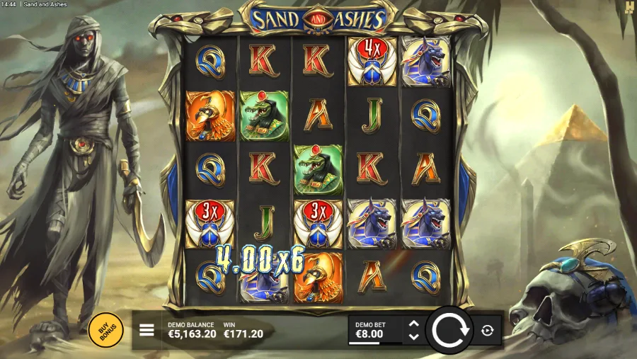 Sand and Ashes Slot Base Game