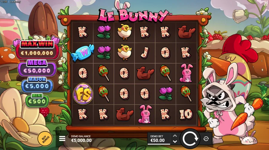 Screenshot of Le Bunny slot