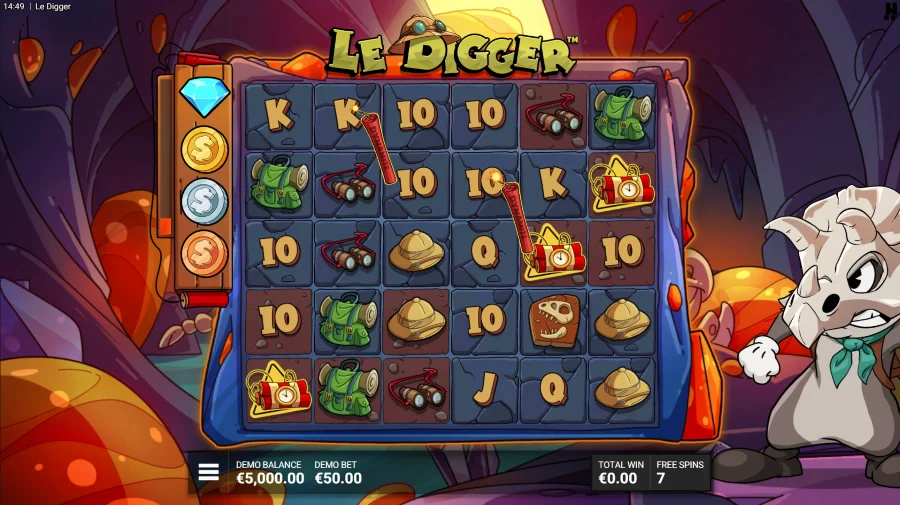 Screenshot of Le Digger slot