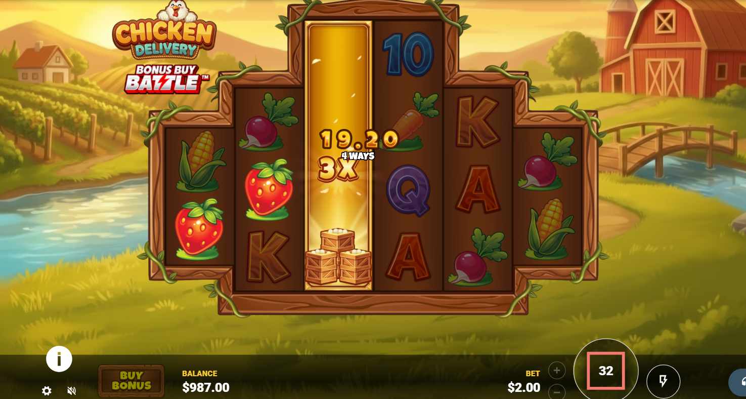 Chicken Delivery bonus game
