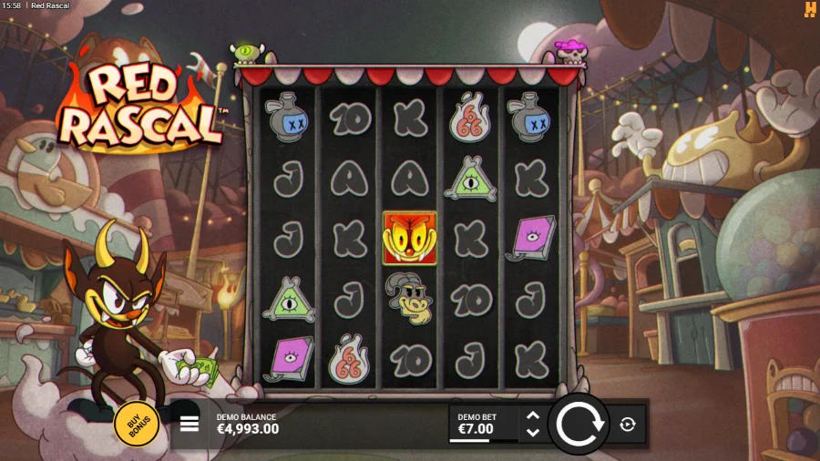 Red Rascal Slot Base Game
