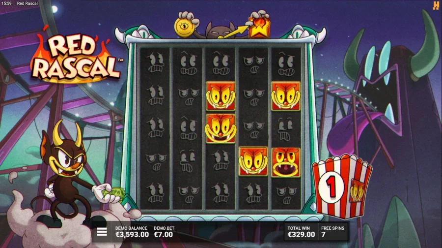 Red Rascal Slot Bonus Game