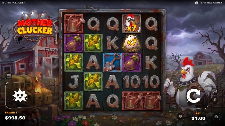 Mother Clucker Slot Base Game