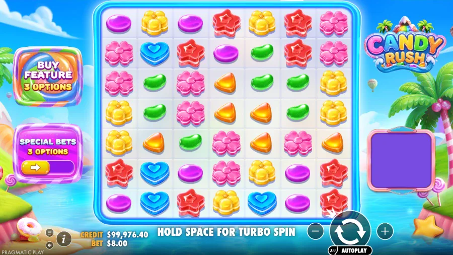 Candy Rush Slot Base Game